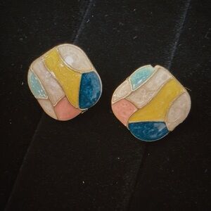 Amimi Multicolor Enamel Earrings